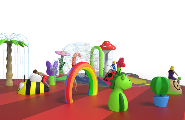 Spray Toons+Toon Land: three-dimensional revolution in children's water games
The key is a design principle that brings water games closer to the imagery of children's stories.