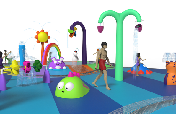 Spray Toons+Toon Land: three-dimensional revolution in children's water games
The key is a design principle that brings water games closer to the imagery of children's stories.