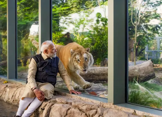 Narendra Modi in Vantara