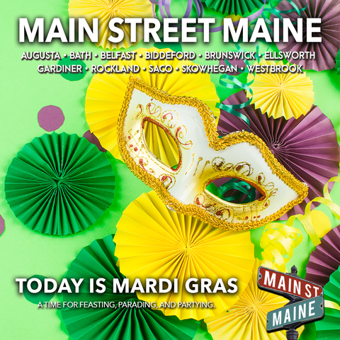Mardi Gras on Main Street Maine!