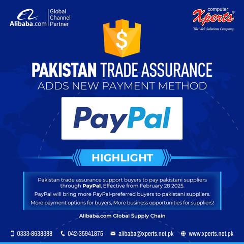 New Horizons for Pakistani Exporters: Alibaba's Trade Assurance Embraces PayPal Payments