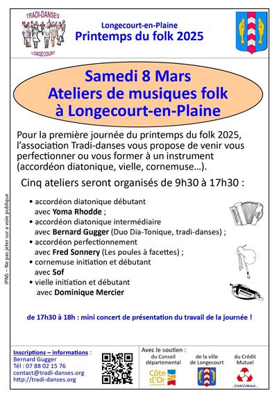 Affiche stage de musique