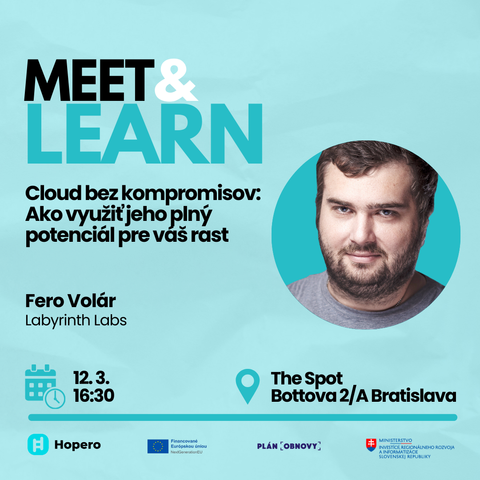 Meet&Learn: Cloud bez kompromisov: Ako využiť jeho plný potenciál pre váš rast