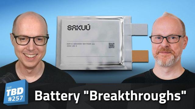 Matt and Sean Ferrell in front of a SAKUU Battery