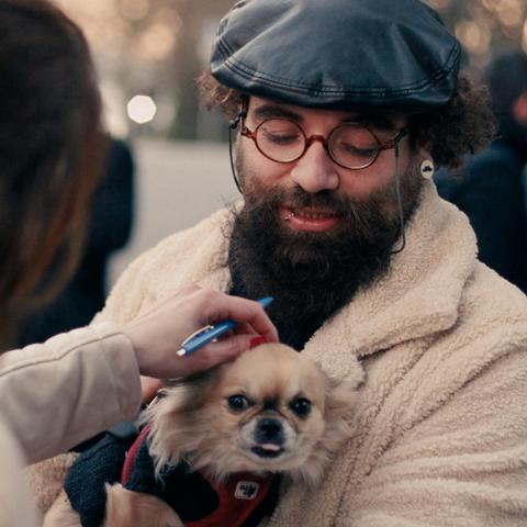 Firas Alshater & Zucchini the dog