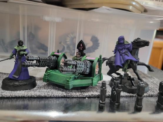 Dogmata, Immolator turret, sister on horseback, lots of guns