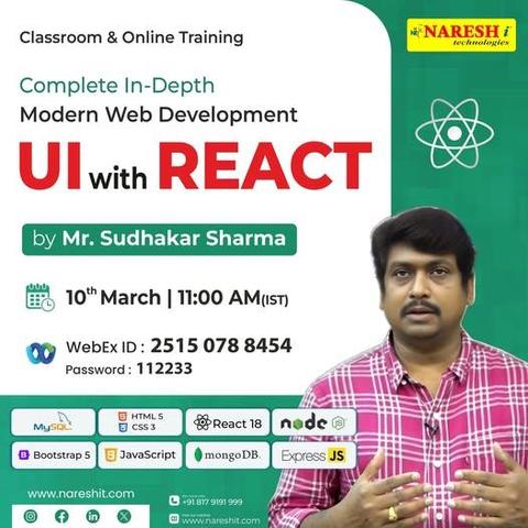 UI Full Stack with React JS! 
