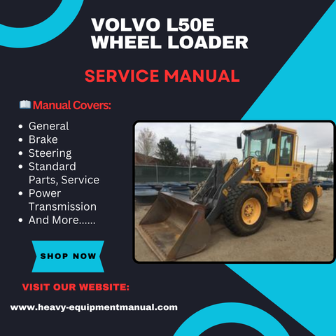 VOLVO L50E WHEEL LOADER SERVICE MANUAL