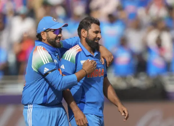 Rohit sharma and Mohammed Shami