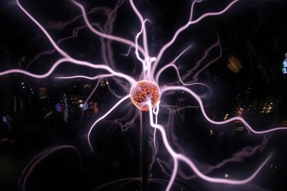 im inneren einer Plasmagugel - Fotografie