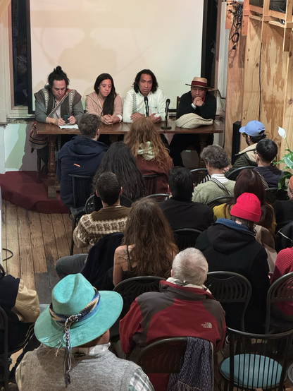 Mercredi 05 mars à 19h
INVITATION

"Gardiens de la Vie : Un Appel Global"  – Tournée Européenne

🌍 Les peuples autochtones protègent 80 % de la biodiversité mondiale, pourtant, leurs territoires et droits sont menacés par des politiques extractivistes, la criminalisation et la spoliation orchestrée par des intérêts économiques et étatiques.

La Commission Nationale des Territoires Indigènes de Colombie (CNTI) et le Comité Daniel Gillard vous invitent à une rencontre essentielle où nous dialoguerons sur le rôle fondamental des peuples autochtones dans la protection de la vie et des territoires, ainsi que sur l'importance cruciale de renforcer leurs structures organisationnelles aujourd’hui plus que jamais face à la crise climatique mondiale.

La crise climatique ne pourra être combattue sans garantir les droits territoriaux des peuples autochtones et sans mettre fin aux alliances destructrices entre multinationales et gouvernements.

Video(ES): https://e.pcloud.link/publink/show?code=kZBOTlZEY64tgf9sfkhM3kqkQPkQS2MKVGV