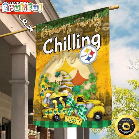 NFL Pittsburgh Steelers Garden Flag Patricks Day Flag Design