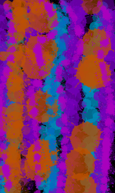 Paint splatter painting