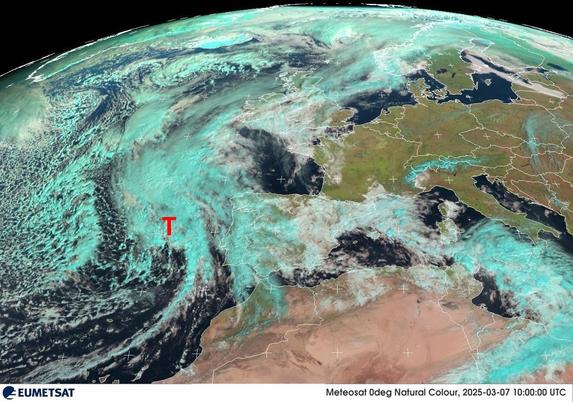 Satellitenbild Europa
