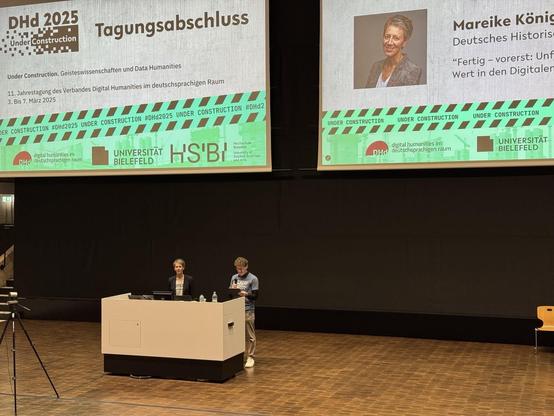 Mareike König at #dhd2025
