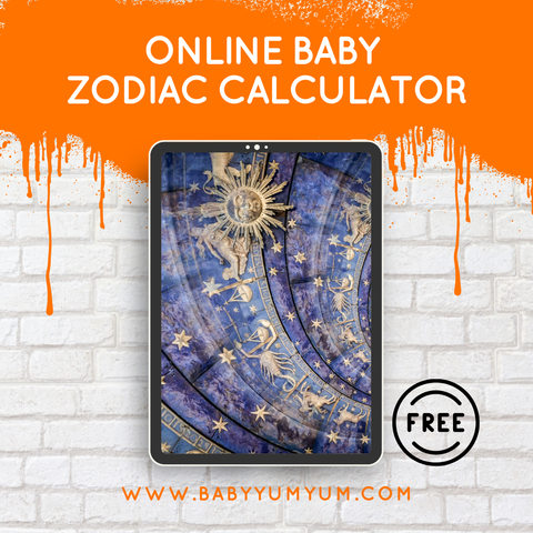 Curious about your baby’s zodiac sign? 👶Try  BabyYumYum.com FREE Baby Zodiac Calculator to discover your little one’s sign based on their birth date! ✨Learn about their personality traits and strengths with this fun tool! 🌸