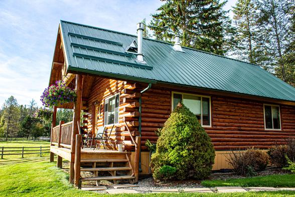 Cabins at Haymoon Resort in Whitefish Montana