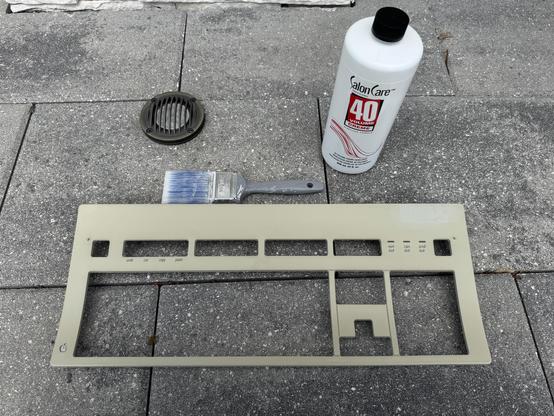 A brush, Sally’s 40 and sunlight are all that’s needed 