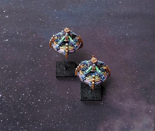 Two Kedorian cruiser for Firestorm Armada.