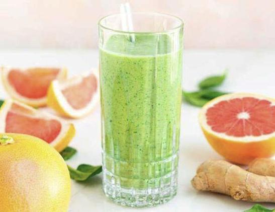 Smoothie Pomelo de Corse, gingembre & épinard