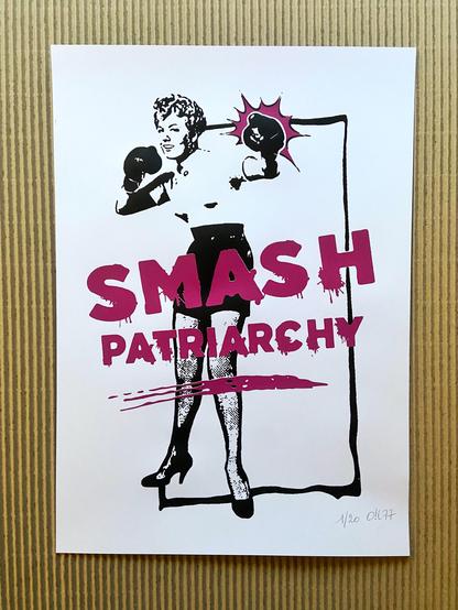 #smashpatriarchy #sérigraphieartisanale #screenprinting
