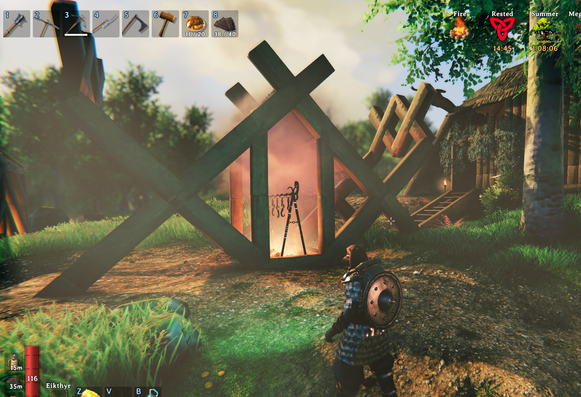 new kitchen build in valheim