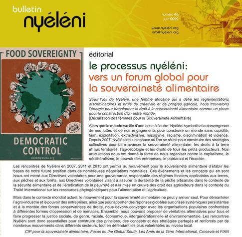 #SouverainetéAlimentaire
Souveraineté Alimentaire
#NyeleniGlobalForum2025
Nyeleni Global Forum 2025 ⤵️
https://nyeleniglobalforum.org/fr/2024/10/29/bulletin-48-vers-un-forum-global-pour-la-souverainete-alimentaire