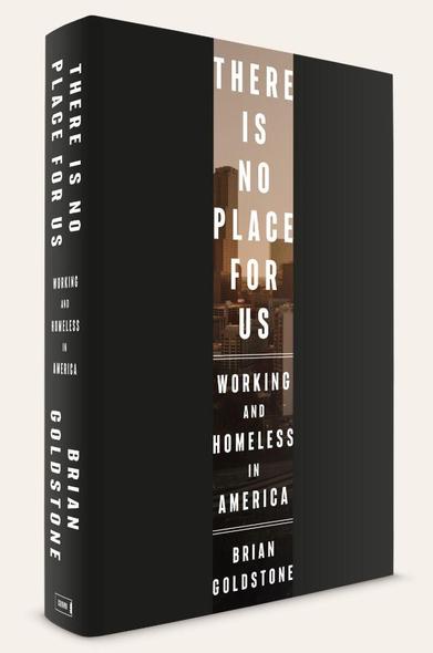 Book Cover text:

THERE
IS
NO
PLACE
FOR 
US

Working And Homeless 
In America 

- Brian Goldstone 

March 2025 Penguin-books 📚 

About Atlanta families struggling to remain housed through gentrification, low wages, and lack of tenants’ rights.
