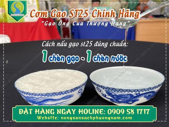 Cách nấu gạo st25