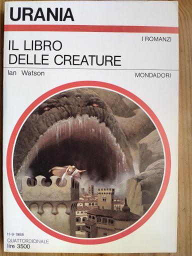 Cover of the first Italian edition of the novel "The Book of Being" by Ian Watson