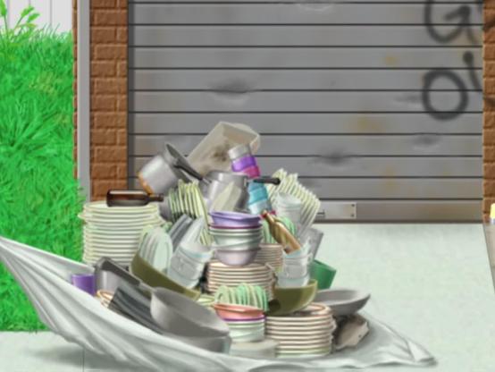 Random frame from the show ATHF