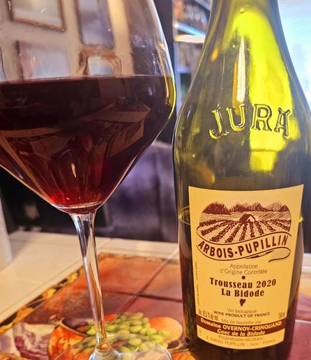 2020 Trousseau La Bidode (Arbois-Pupillin) from Overnoy-Crinquand