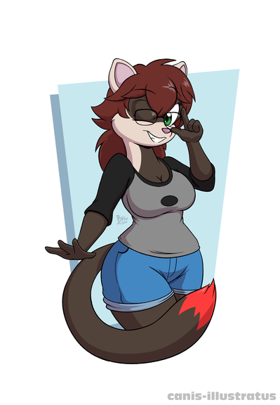 Giving Rebecca a new look this year and gotta say, I think I nailed it this time. Really digging the messy artist-hair!