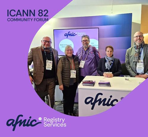 ICANN82 Community Forum - Afnic Registry Services, the partner you can trust.
