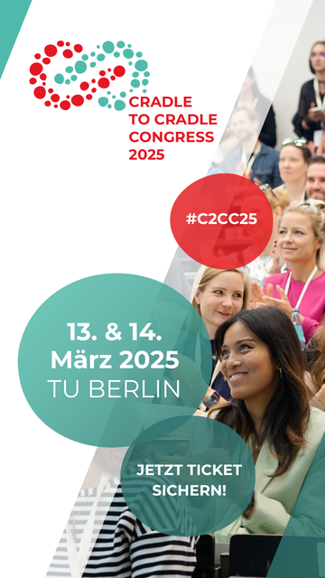Invitation to the cradle to cradle congress in Berlin 2025