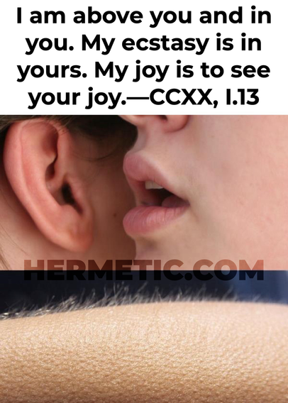 Goosebumps meme format. Top is the quote in post. Middle is a female presenting lips whispering into an ear. Bottom is skin with raised hairs and goosebumps.