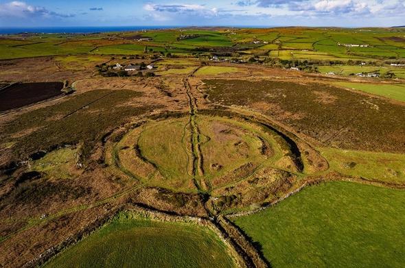 The hillfort from air