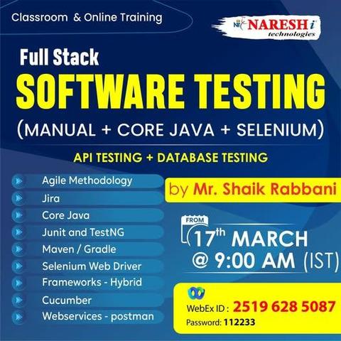  Full Stack Software Testing 