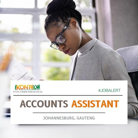 Accounts Administrative Assistant (JB5185) at Kontak Recruitment in Johannesburg, Gauteng 