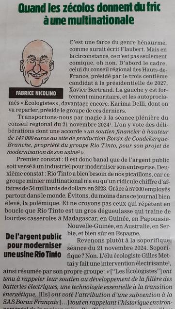Charlie Hebdo, 12 mars 2025