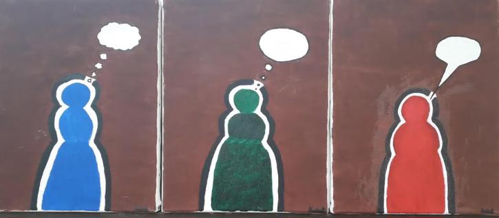 État d'esprit (rêver-penser-dire)
Peinture à l'huile - 27x35
Avant 2020