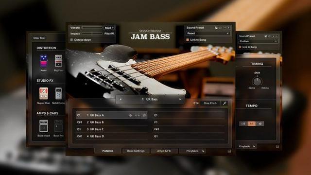 Native Instruments Session Bassist Jam Bass