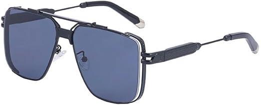 Men’s Double Beam Retro Steampunk Toad Sunglasses, UV Protection, European-American Style