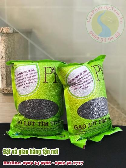 Công dụng gạo lứt tím than
