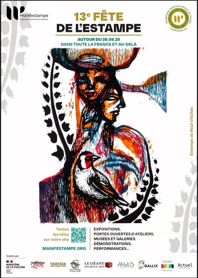 affiche Fete de L'estampe 2025 