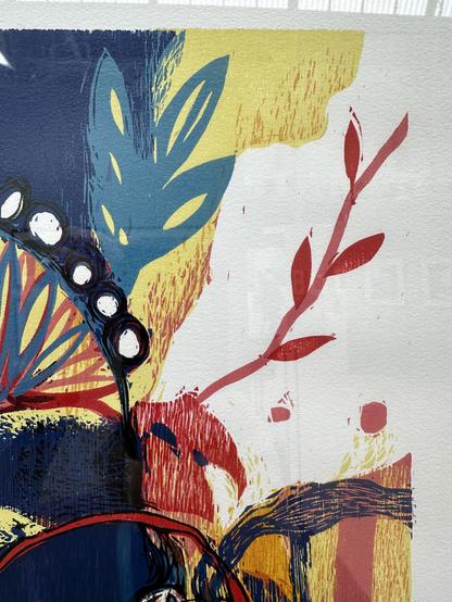 Detail estampe Raul Villulas 