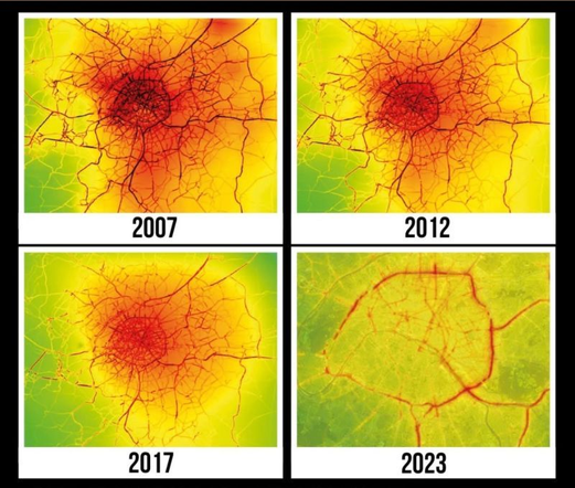 Paris has transformed dramatically in the last 20 years.

The city, once heavily congested, now features 1,094 km of bike lanes, a stark contrast to the barely 200 km present in 2001. Moreover, 550 km of additional bike infrastructure have been added since 2014 alone.

Then came the Grand Paris Express, one of Europe's most ambitious metro expansions. 