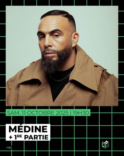 annonce Médine au Temps Machine