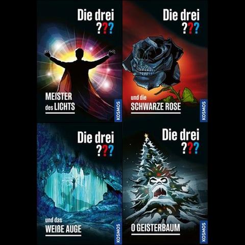 Cover der neuen Die drei ???-Bücher