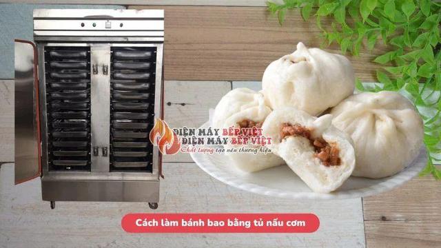 Cách làm bánh bao bằng tủ nấu cơm